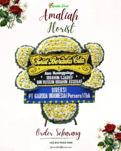 Papan Bunga Duka di Belandingan